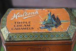 Haltonis Triple Cream Caramels Toffee Tin