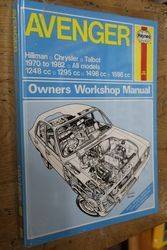 Haynes Owners Workshop Manual Avenger  Hillman  Chrysler  Talbot 