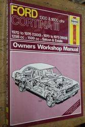 Haynes Owners Workshop Manual Ford Cortina III 