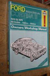 Haynes Owners Workshop Manual Ford Cortina III 1970 to 1976 