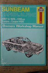 Haynes Owners Workshop Manual Sunbeam Rapier and Alpine 1967 to 1976 