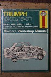 Haynes Owners Workshop Manual Triumph 1300 & 1500 1965 to 1974 