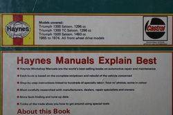 Haynes Owners Workshop Manual Triumph 1300 and 1500 1965 to 1974 