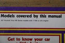 Haynes Owners Workshop Manual Vauxhall Viva ohv HB