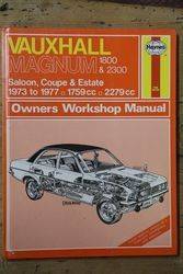 Haynes Owners Workshop Manual Vauxhall  Magnum 1800 &2300