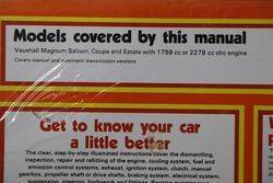 Haynes Owners Workshop Manual Vauxhall  Magnum 1800 and2300