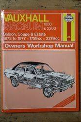 Haynes Owners Workshop Manual Vauxhall  Magnum 1800 &2300  