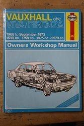 Haynes Owners Workshop Manual Vauxhall ohc Viva / Firenza 