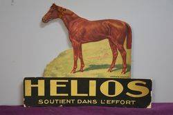 Helios Horse Advertising Card