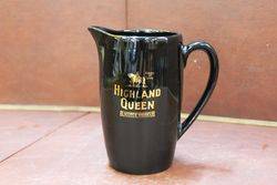 Highland Queen Old Scotch Whiskey Pub Jug