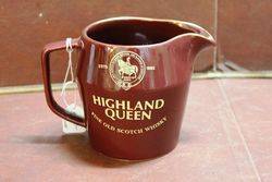 Highland Queen Whiskey Pub Jug
