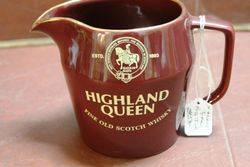 Highland Queen Whiskey Pub Jug