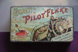 Hignetts Pilot Brand Dark Flake Cavendish Tobacco Tin