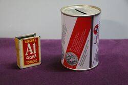 Hindmarsh Adelaide Money Box Can.