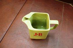 J and B Rare Scotch Whiskey Pub Jug