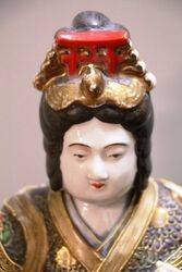 Japanese Porcelain Seated Geisha Girl 