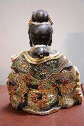 Japanese Porcelain Seated Geisha Girl 