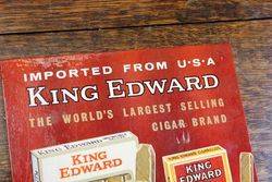 King Edward Cigars Shop Display Card