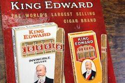 King Edward Cigars Shop Display Card