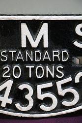 LMS Standard 20 Tons  343552