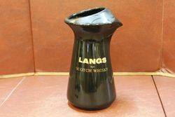 Langs Scotch Whiskey Pub Jug