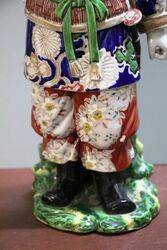 Large Japanese Imari  Porcelain Figure 