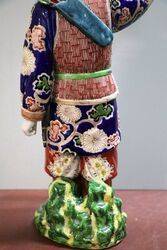 Large Japanese Imari  Porcelain Figure 