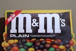 Large MandMs Advertising Card