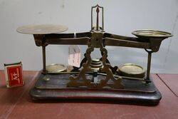 Large Set of Edwardian Postal Scales 