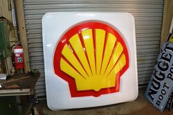 Large Shell Sign Embossed Acrylic Lens 