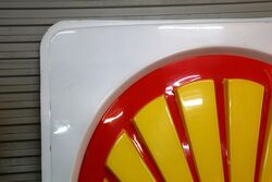 Large Shell Sign Embossed Acrylic Lens 