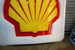 Large Shell Sign Embossed Acrylic Lens 