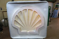 Large Shell Sign Embossed Acrylic Lens 
