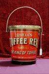 Large Vintage Lovell`s Toffee Rex Bucket #