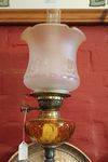 Late Victorian Speltor Oil Lamp C1900