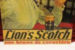 Lions Scotch Advertising Card
