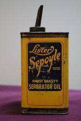 Lister Sepoyle 1 Pint Oil Tin