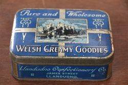 Llandudno Confectionery Co. Welsh Creamy Goodies Toffee Tin 
