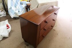 Lovely Antique Australian Cedar Chest of 3 Drawers 