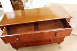 Lovely Antique Australian Cedar Chest of 3 Drawers 