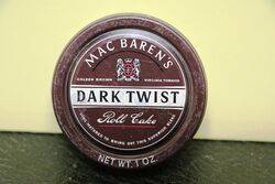 MAC BAREN'S Dark Twist Tobacco Tin.