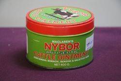 Maclaren's Nybor Antiseptic Cattle Ointment Pictorial Farming  Tin 