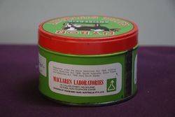 Maclarenand39s Nybor Antiseptic Cattle Ointment Pictorial Farming  Tin 