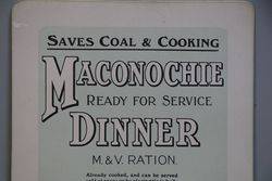 Maconochie Ration Dinner Meal Ad Card