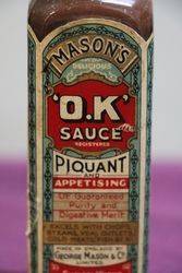 Masonand39s andquotOKandquot Sauce 