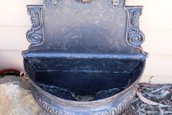 Medium Size Cast Iron Wall Fountain