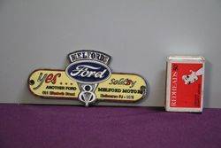 Melfords Motor Ford Badge By Hr Hobson 