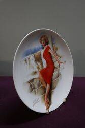 Merilyn Monroe Art work Plate By Chris Notarile 