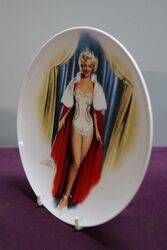 Merilyn Monroe Art work Plate by Chris Notarile 