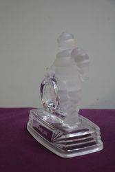 Michelin Glass Figure by Cristal dand39Arques France 